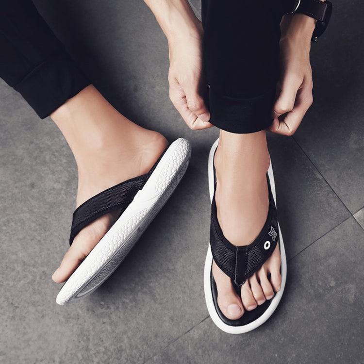 Trendy Personality Webbing Lightweight and Comfortable Slippers for Men