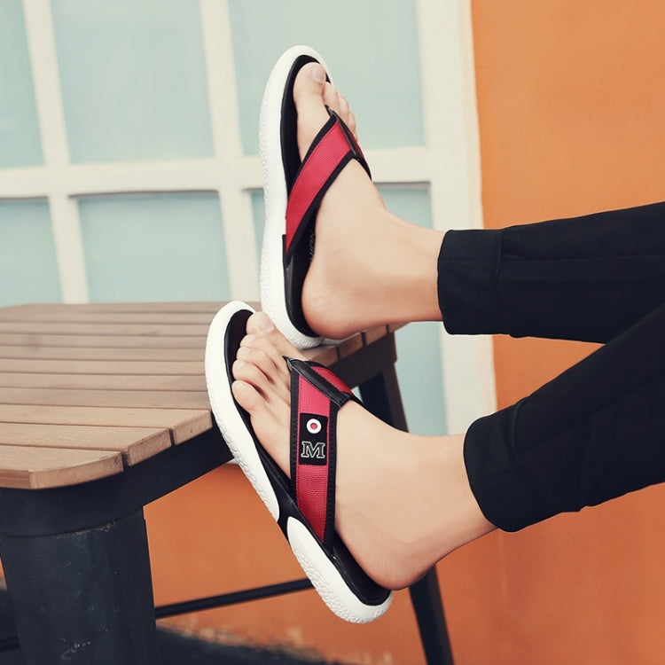 Trendy Personality Webbing Lightweight and Comfortable Slippers for Men