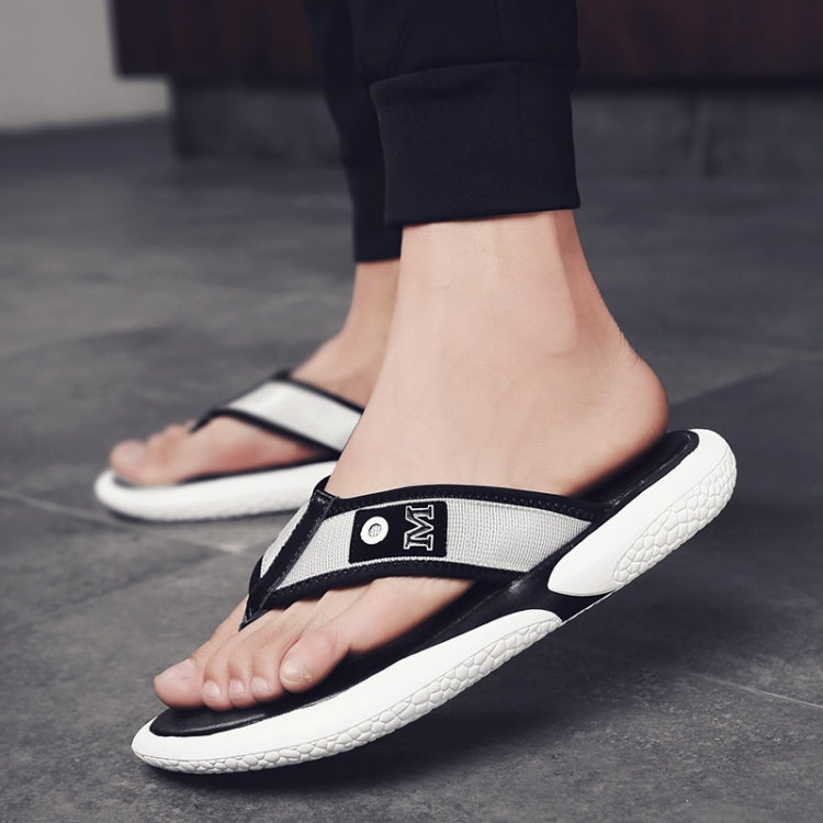 Trendy Personality Webbing Lightweight and Comfortable Slippers for Men
