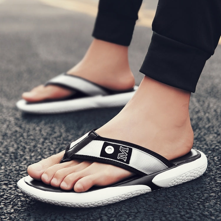 Trendy Personality Webbing Lightweight and Comfortable Slippers for Men
