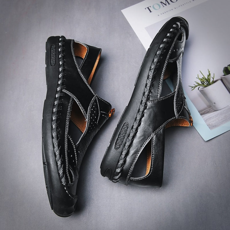 First Layer Leather Outdoor Casual Sandals for Men