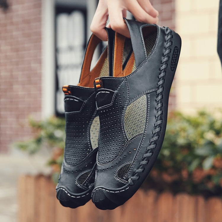 First Layer Leather Outdoor Casual Sandals for Men