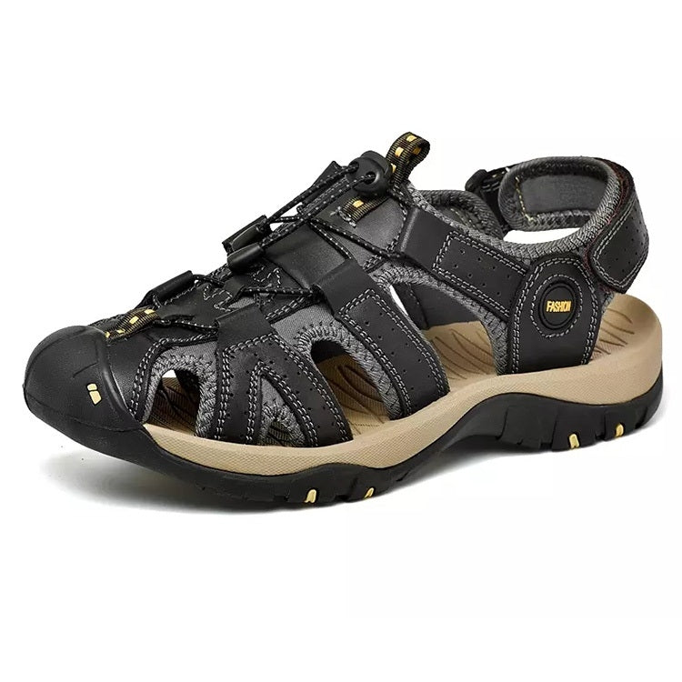 First Layer Cowhide Flexible and Comfortable Outdoor Casual Beach Sandals for Men