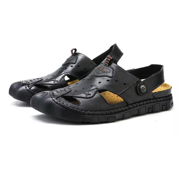 Comfortable Breathable Hollow Outdoor Leisure Beach Sandals for Men