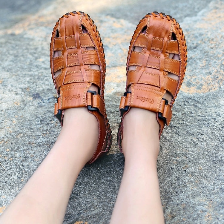 Hand Stitching Outdoor Leisure Beach Sandals for Men