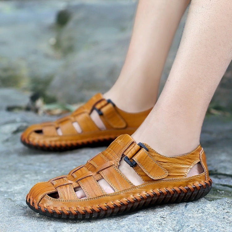 Hand Stitching Outdoor Leisure Beach Sandals for Men