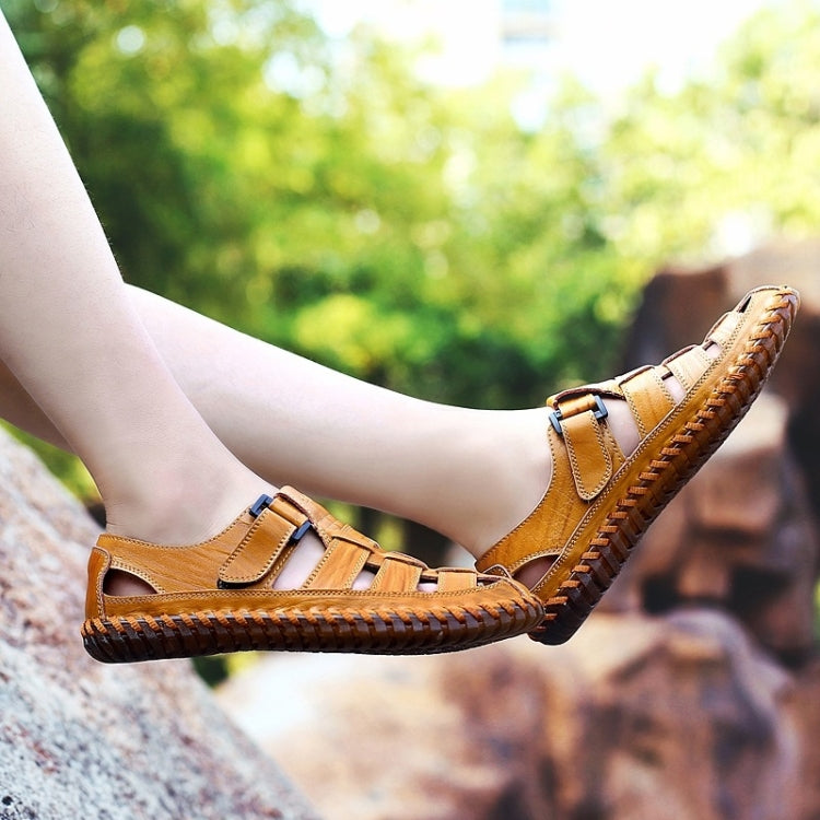 Hand Stitching Outdoor Leisure Beach Sandals for Men
