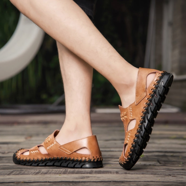 Hand-stitched Thick-soled Outdoor Casual Sandals for Men