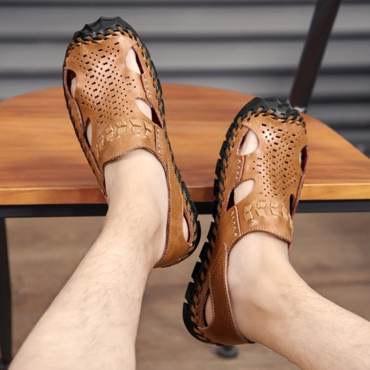 Hand-stitched Thick-soled Outdoor Casual Sandals for Men
