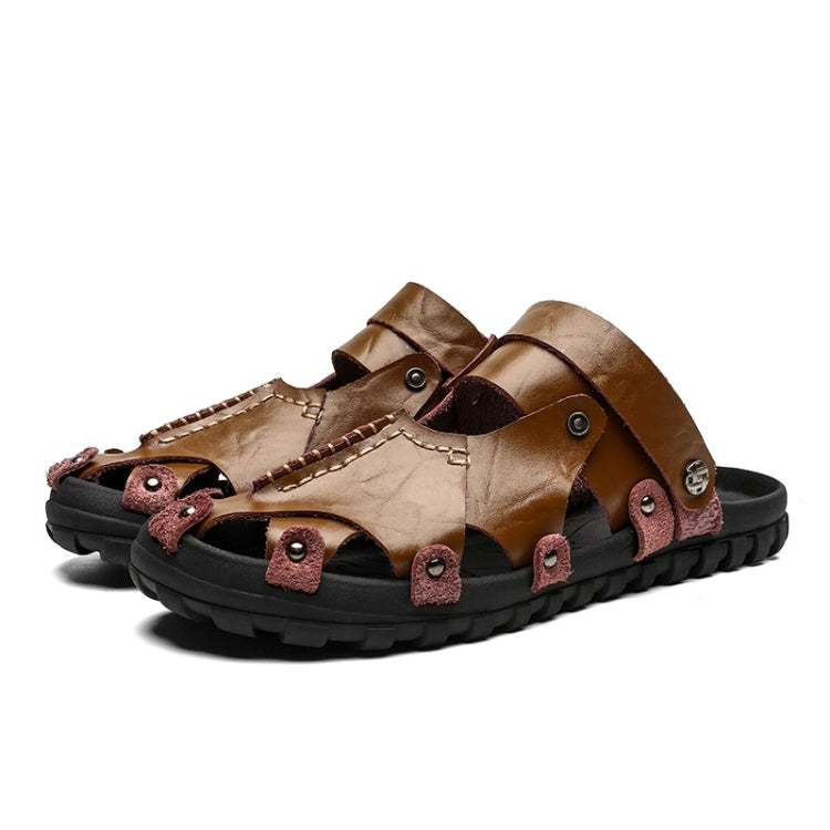 Fashion Two-wear Hollow Breathable Outdoor Leisure Beach Sandals for Men