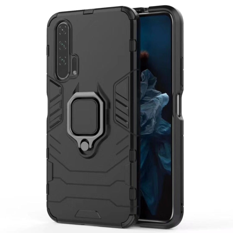PC + TPU Shockproof Protective Case for Huawei Honor 20 Pro, with Magnetic Ring Holder