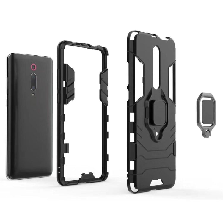 PC + TPU Shockproof Protective Case for Xiaomi Redmi K20 & Redmi K20 Pro, with Magnetic Ring Holder