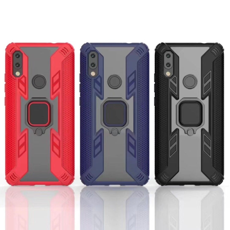 Iron Warrior Shockproof PC + TPU Protective Case for Redmi note7Pro, with Ring Holder
