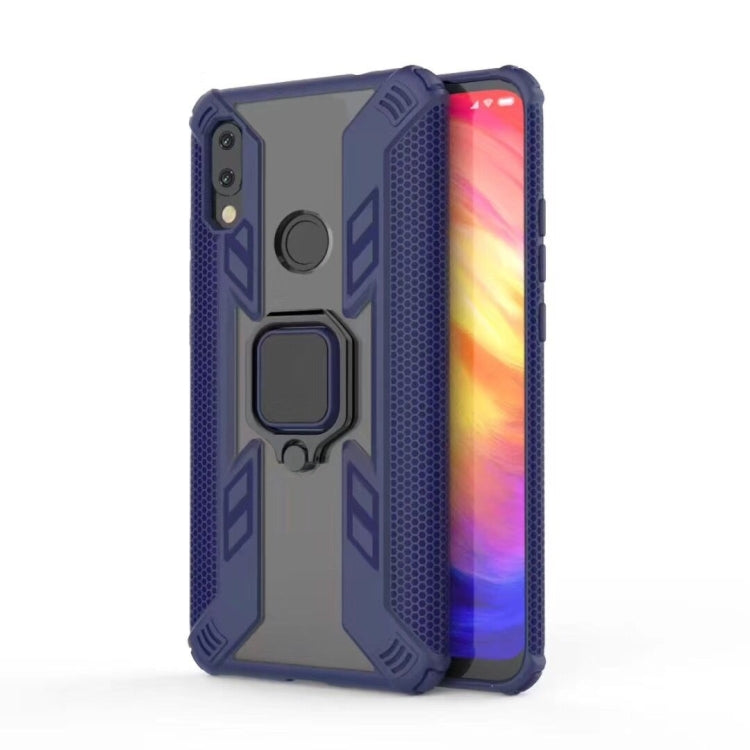 Iron Warrior Shockproof PC + TPU Protective Case for Redmi note7Pro, with Ring Holder