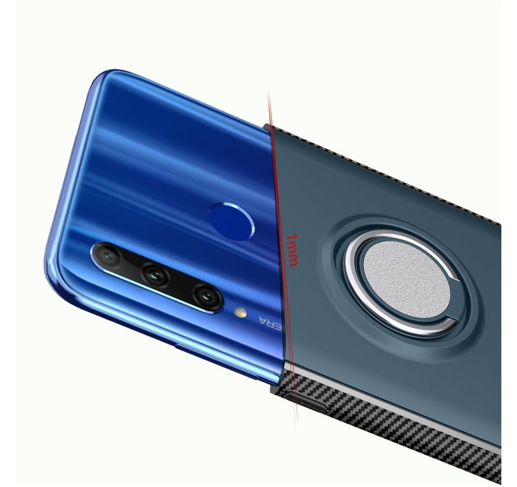 Magnetic 360 Degrees Rotation Ring Armor Phone Protective Case for Huawei Honor 20i