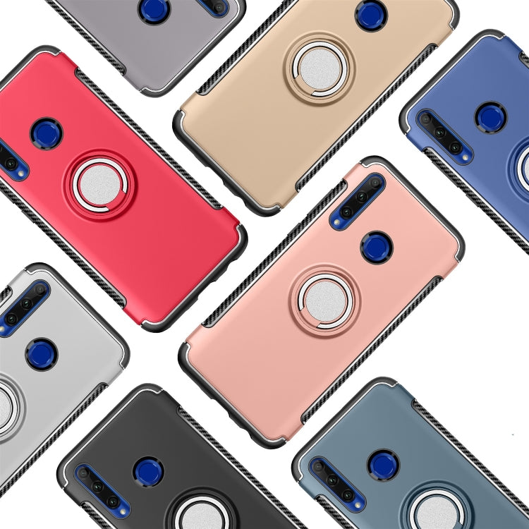 Magnetic 360 Degrees Rotation Ring Armor Phone Protective Case for Huawei Honor 20i