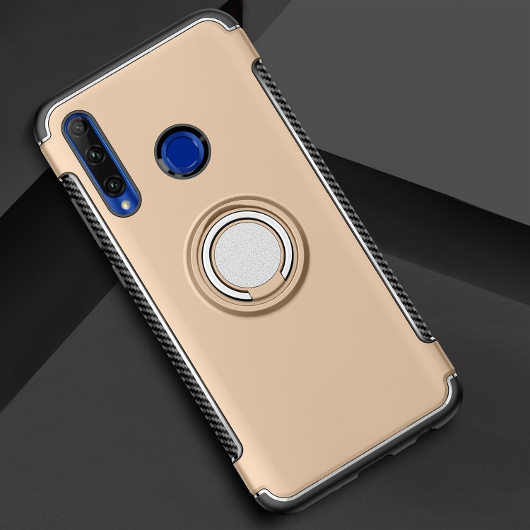 Magnetic 360 Degrees Rotation Ring Armor Phone Protective Case for Huawei Honor 20i