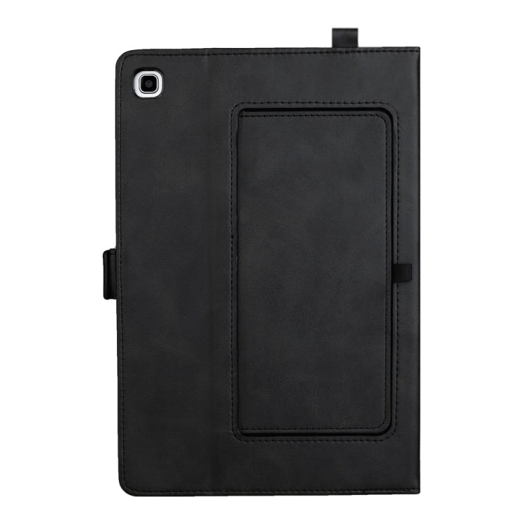 Horizontal Flip Double Bracket Leather Case for Galaxy Tab A (2019) 10.1 / T510 / 515, with Card Slots & Photo Frame & Pen Slot