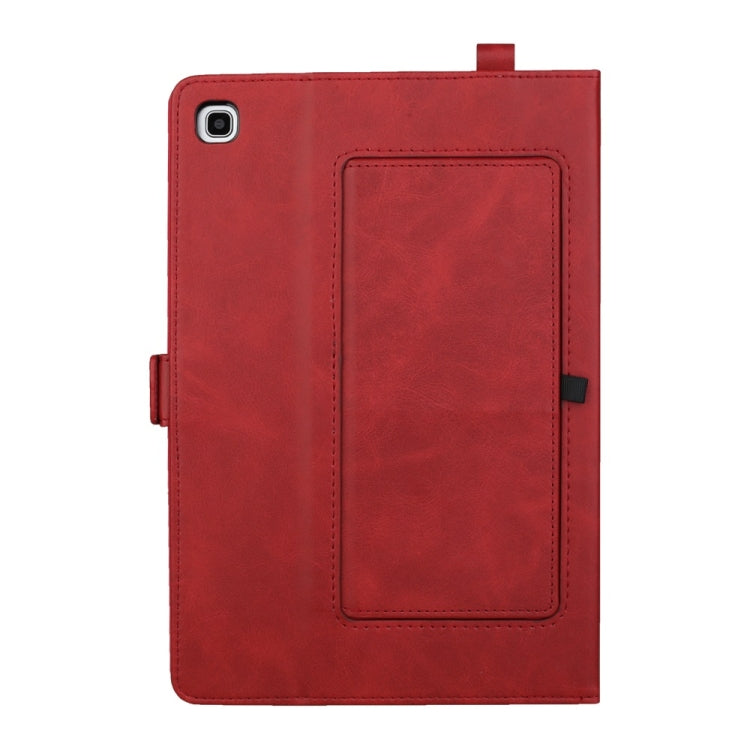 Horizontal Flip Double Bracket Leather Case for Galaxy Tab S 5E 10.5 / T720 / T725, with Card Slots & Photo Frame & Pen Slot