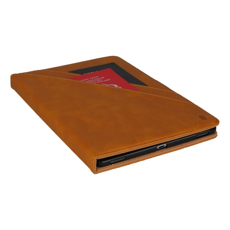 Horizontal Flip Double Bracket Leather Case for Huawei Mediapad M6 10.8, with Card Slots & Photo Frame & Pen Slot