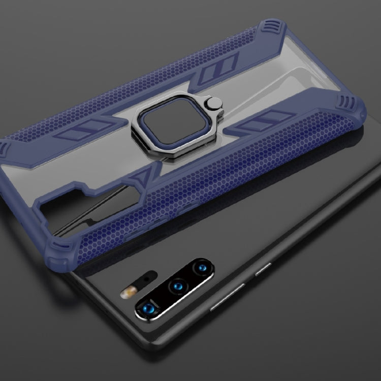 Iron Warrior Shockproof PC + TPU Protective Case for Huawei P30 Pro, with Ring Holder