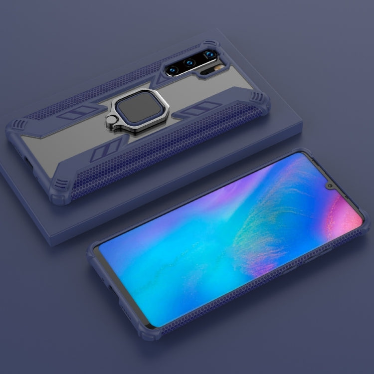 Iron Warrior Shockproof PC + TPU Protective Case for Huawei P30 Pro, with Ring Holder