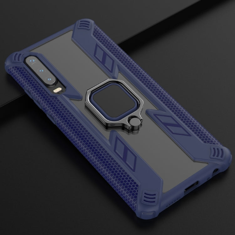 Iron Warrior Shockproof PC + TPU Protective Case for Huawei P30, with Ring Holder
