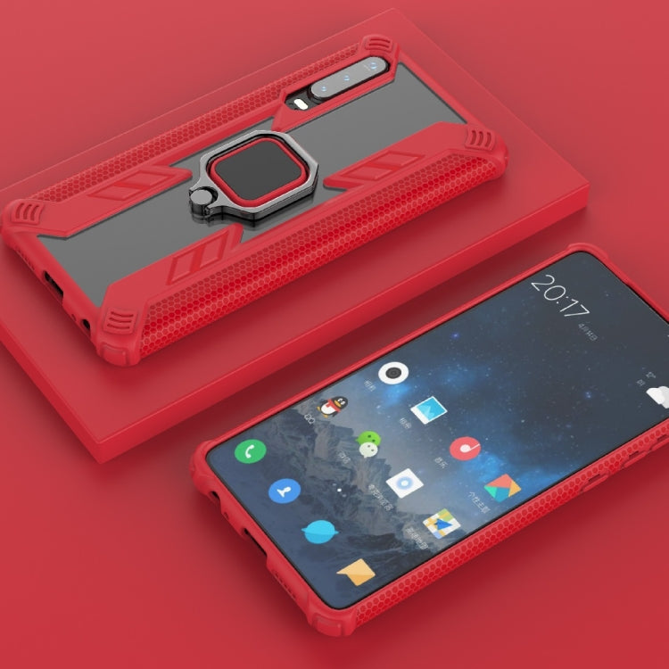 Iron Warrior Shockproof PC + TPU Protective Case for Huawei P30, with Ring Holder
