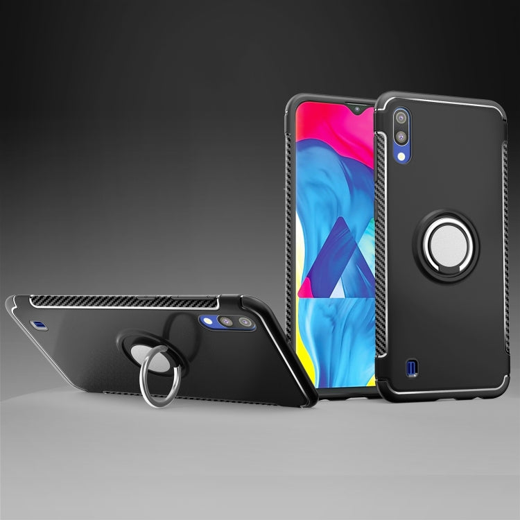 Magnetic 360 Degrees Rotation Ring Armor Protective Case for Galaxy M10