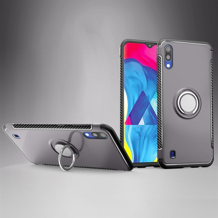 Magnetic 360 Degrees Rotation Ring Armor Protective Case for Galaxy M10