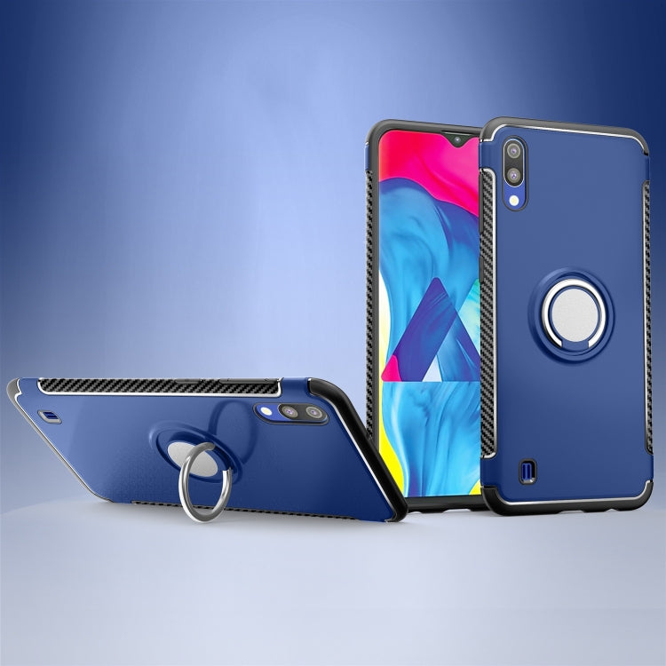 Magnetic 360 Degrees Rotation Ring Armor Protective Case for Galaxy M10