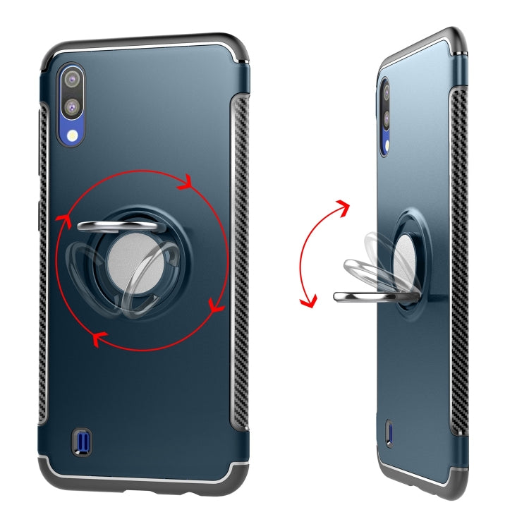 Magnetic 360 Degrees Rotation Ring Armor Protective Case for Galaxy M10