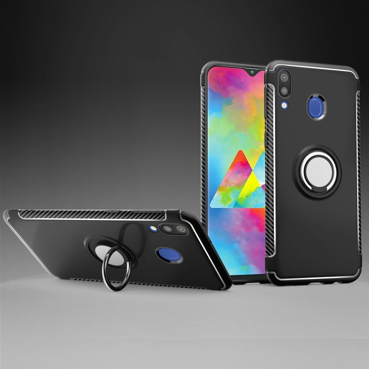 Magnetic 360 Degrees Rotation Ring Armor Protective Case for Galaxy M20