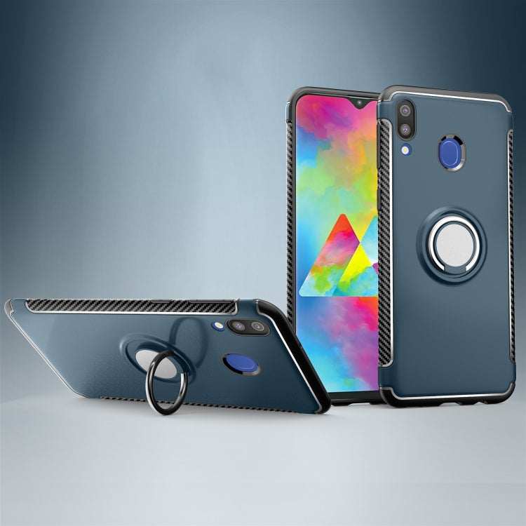 Magnetic 360 Degrees Rotation Ring Armor Protective Case for Galaxy M20
