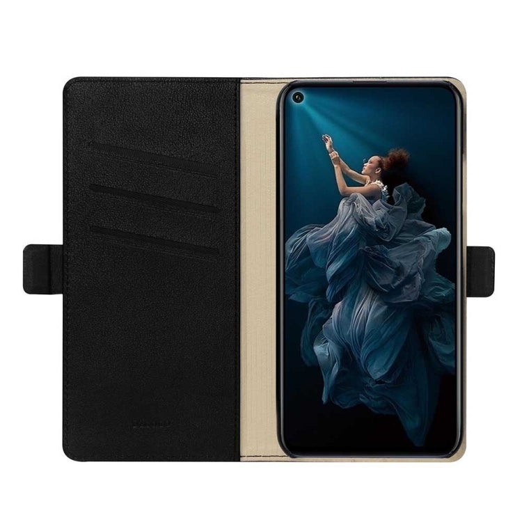 DZGOGO MILO Series PC + PU Horizontal Flip Leather Case for Huawei Honor 20 pro, with Holder & Card Slot & Wallet