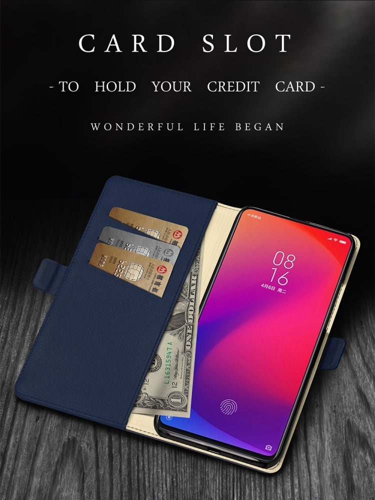 DZGOGO MILO Series PC + PU Horizontal Flip Leather Case for Xiaomi Redmi K20 / K20 Pro, with Holder & Card Slot & Wallet