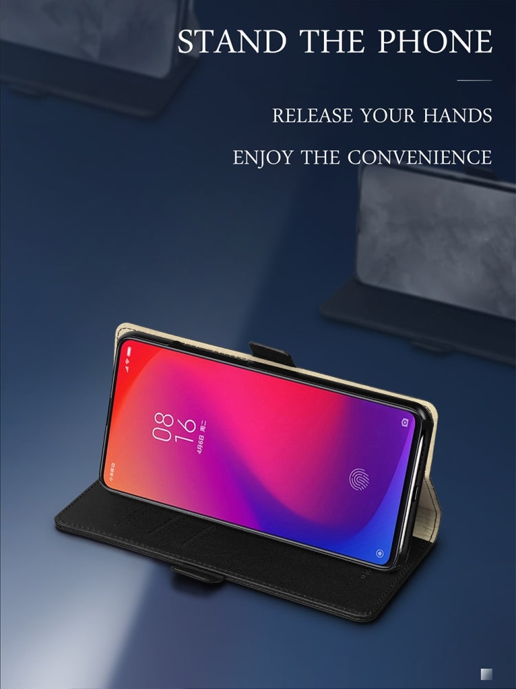 DZGOGO MILO Series PC + PU Horizontal Flip Leather Case for Xiaomi Redmi K20 / K20 Pro, with Holder & Card Slot & Wallet