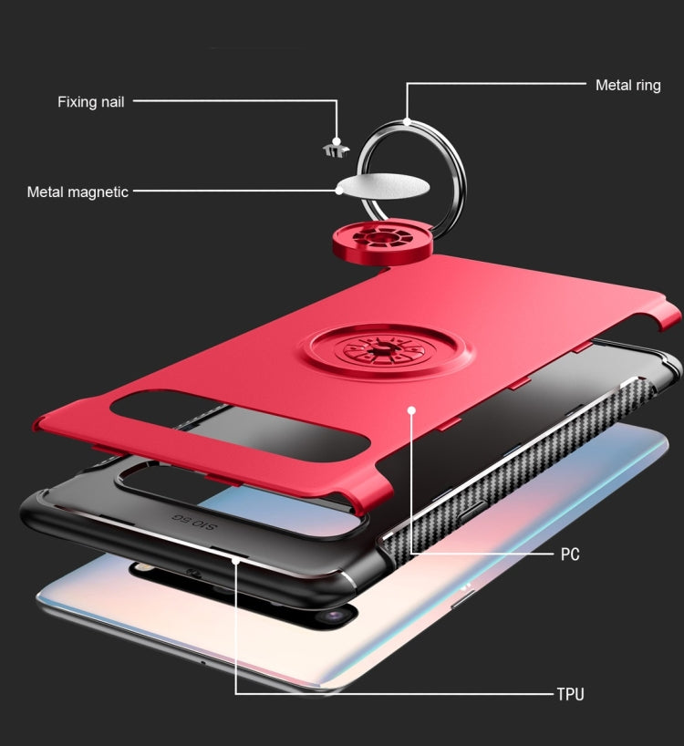 Magnetic 360 Degrees Rotation Ring Armor Protective Case for Galaxy S10 5G