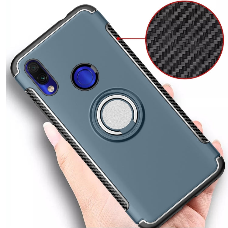 Magnetic 360 Degrees Rotation Ring Armor Protective Case for Xiaomi Redmi 7