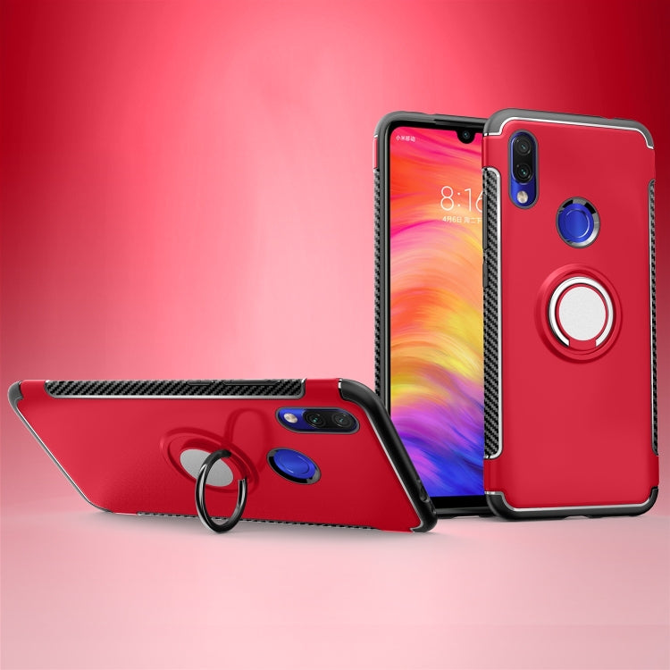 Magnetic 360 Degrees Rotation Ring Armor Protective Case for Xiaomi Redmi 7