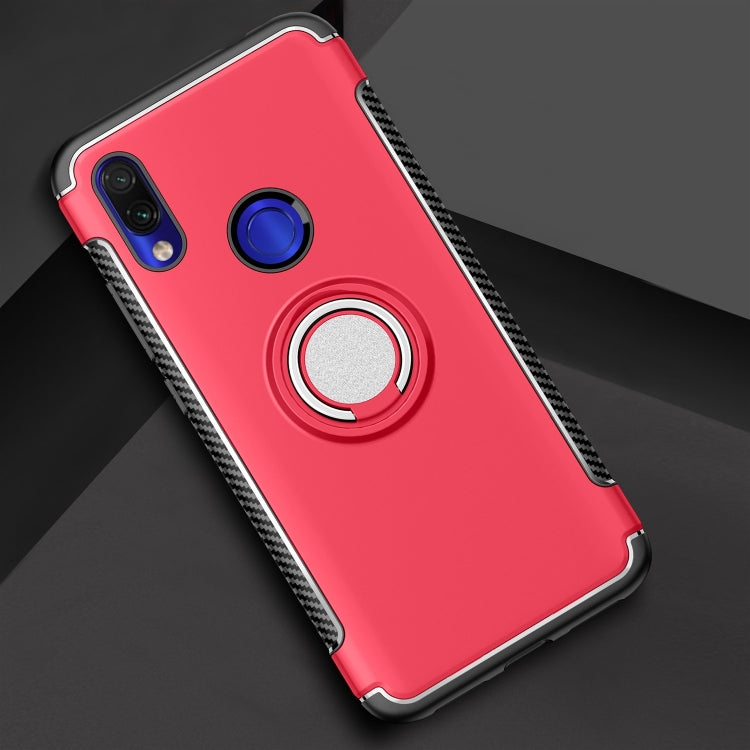 Magnetic 360 Degrees Rotation Ring Armor Protective Case for Xiaomi Redmi 7