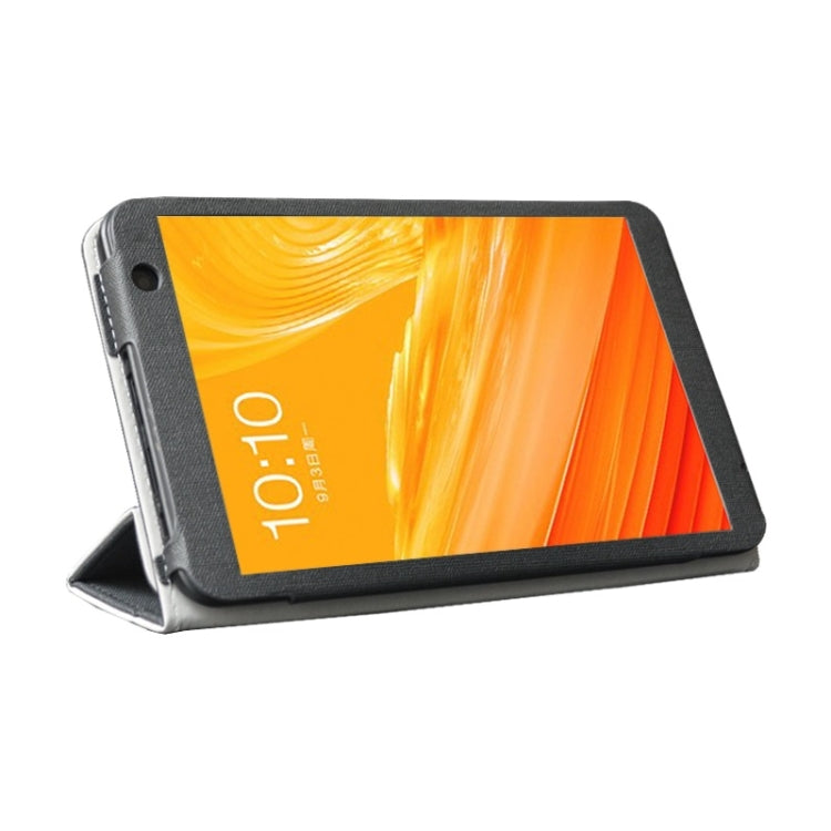 TECLAST Horizontal Flip PU Leather Protective Case for Teclast P80X, with Three-folding Holder (Black)