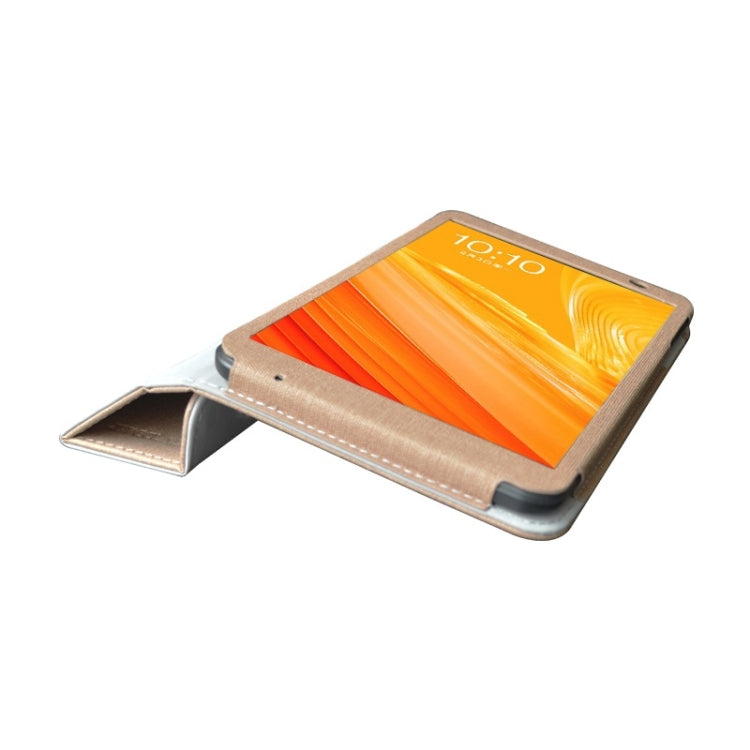 TECLAST Horizontal Flip PU Leather Protective Case for Teclast P80X, with Three-folding Holder (Black)