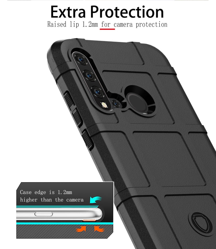 Shockproof Rugged Shield Full Coverage Protective Silicone Case for Huawei Nova 5i / P20 Lite 2019
