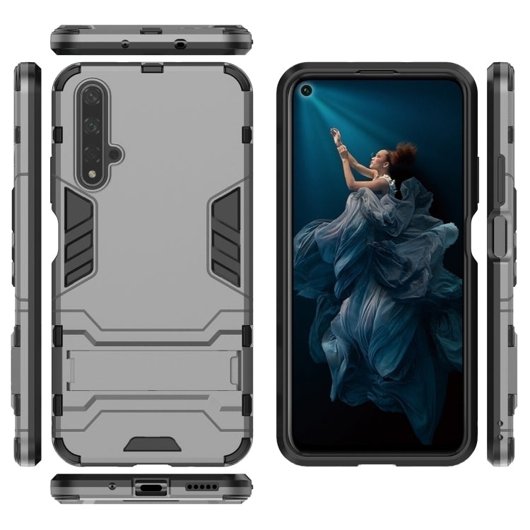 Shockproof PC + TPU Case for Huawei Honor 20, with Holder