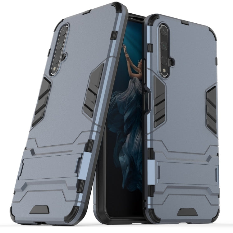 Shockproof PC + TPU Case for Huawei Honor 20, with Holder