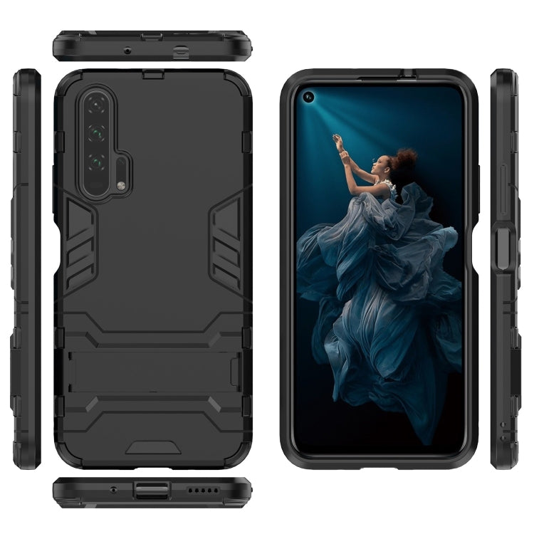 Shockproof PC + TPU Case for Huawei Honor 20 Pro, with Holder
