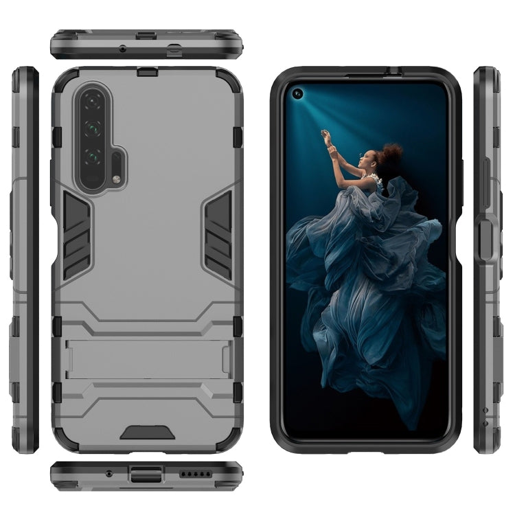 Shockproof PC + TPU Case for Huawei Honor 20 Pro, with Holder