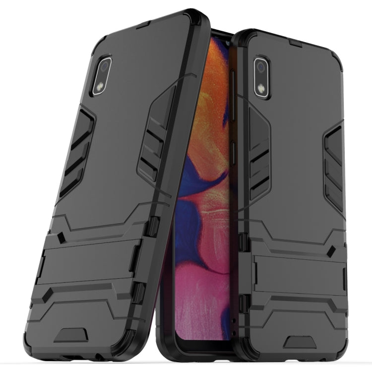 Shockproof PC + TPU Case for Galaxy A10e, with Holder