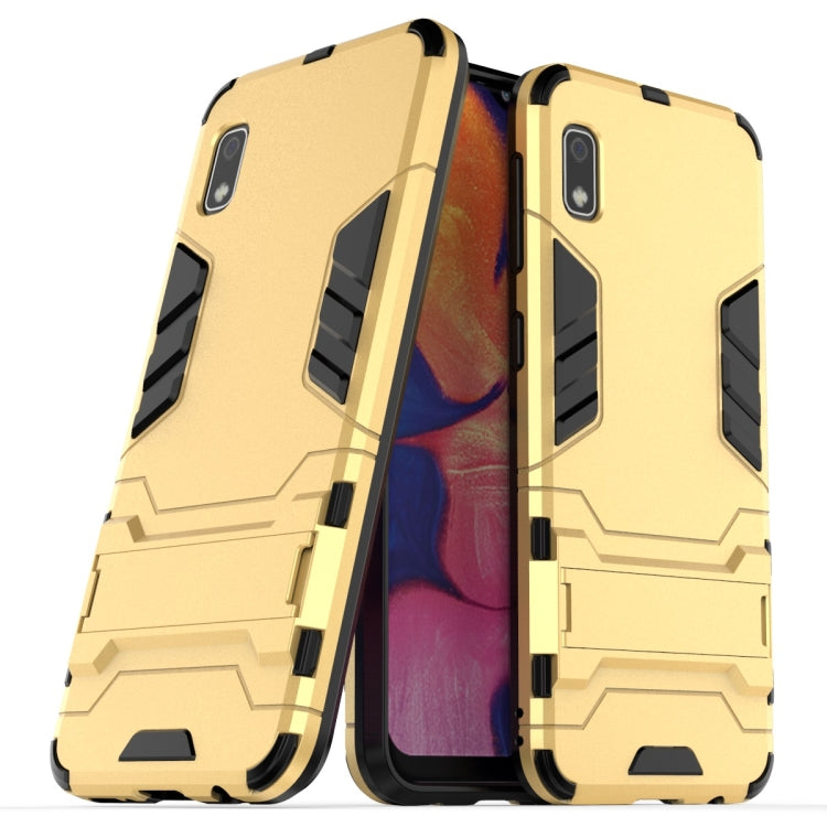 Shockproof PC + TPU Case for Galaxy A10e, with Holder